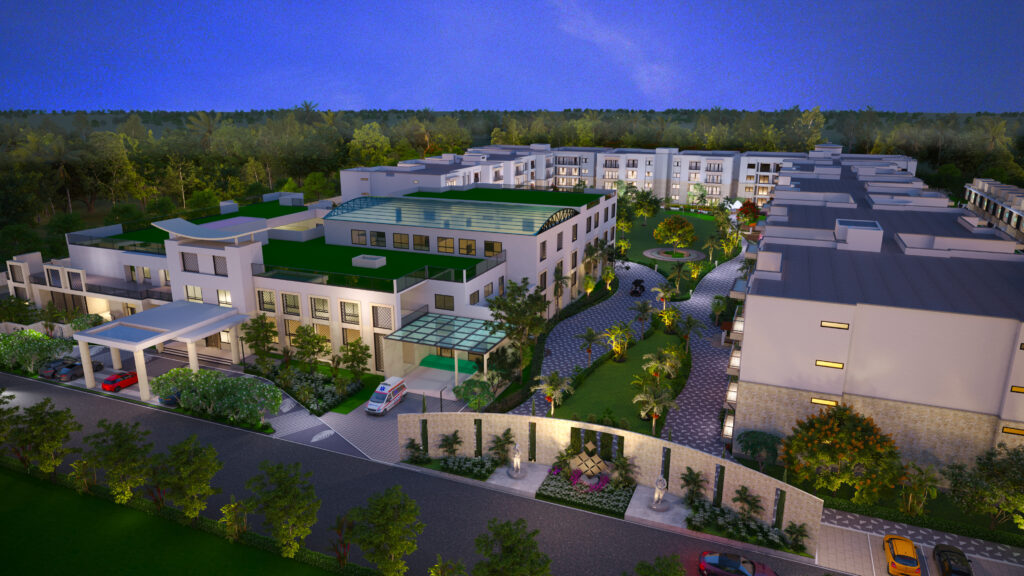CHL Urja campus aerial render